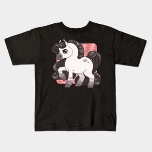 White pony Kids T-Shirt